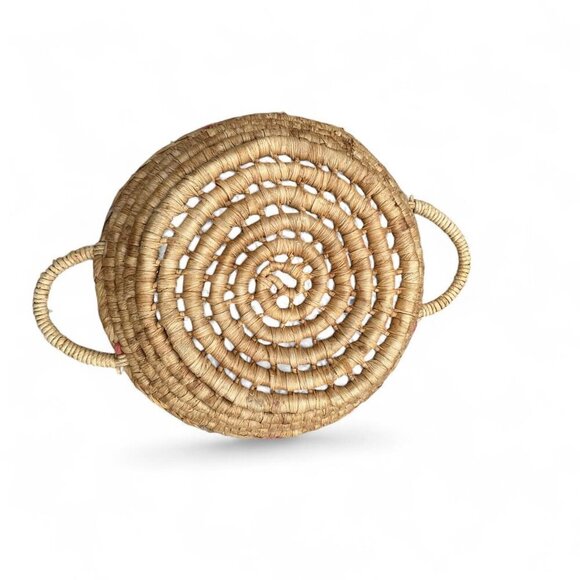 Vintage Rattan Wicker Basket Woven - Picture 3 of 3